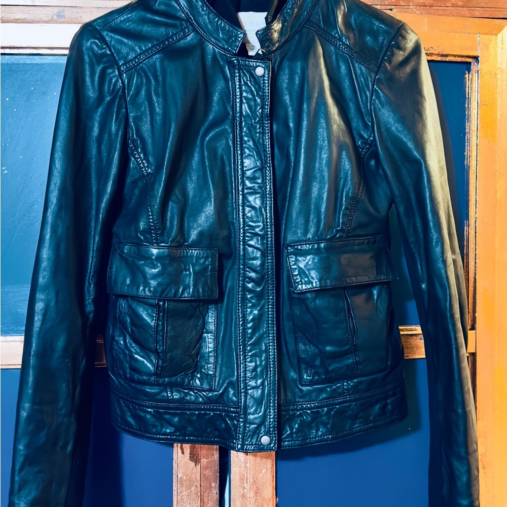 💯 % Leather Jacket by Hinge
